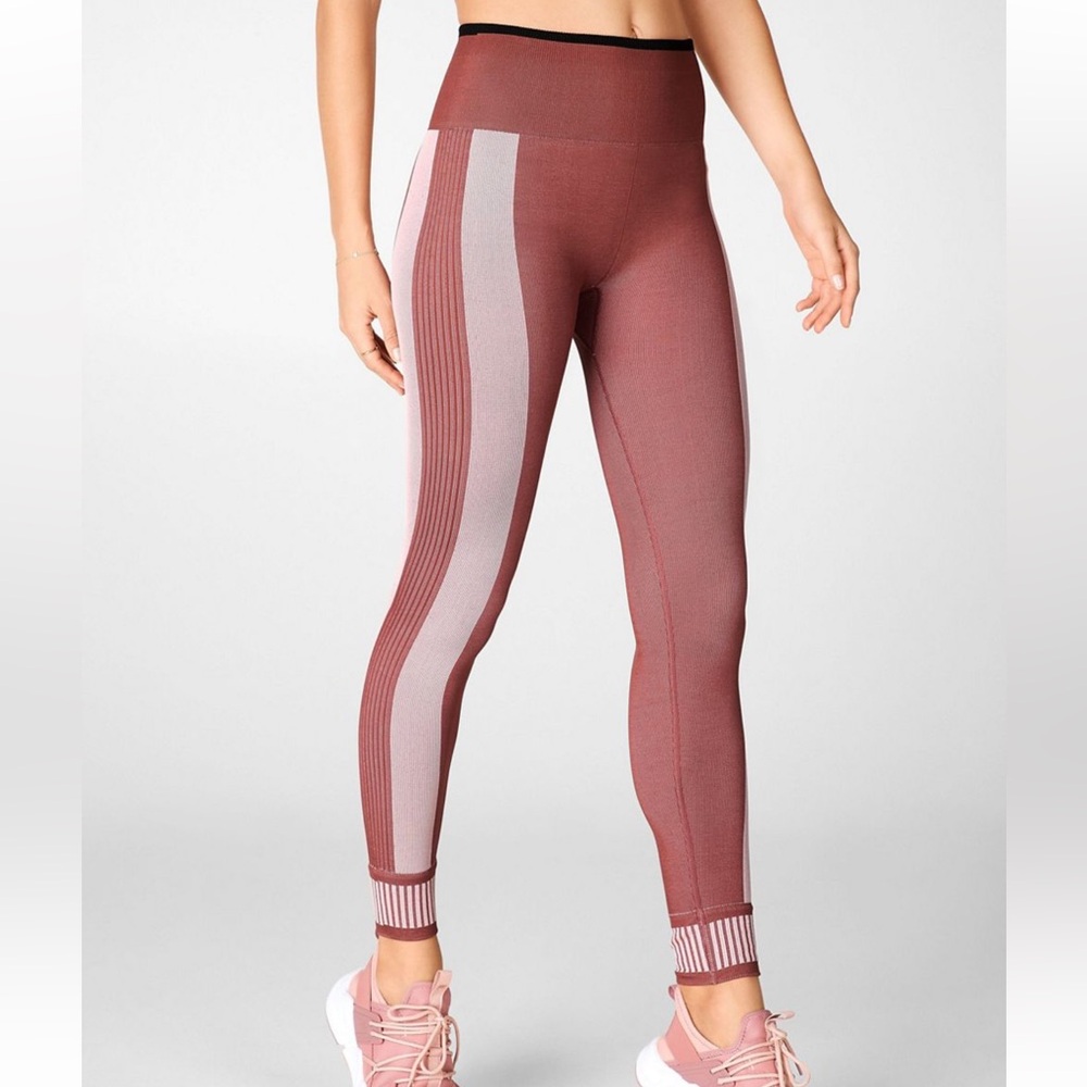 High-Waisted Seamless Colorblock Legging - Fabletics